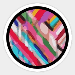 Original abstract modern minimalist design art Sticker